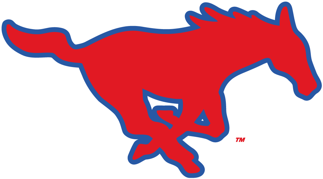 Southern Methodist Mustangs 2008-Pres Primary Logo iron on transfers for T-shirts